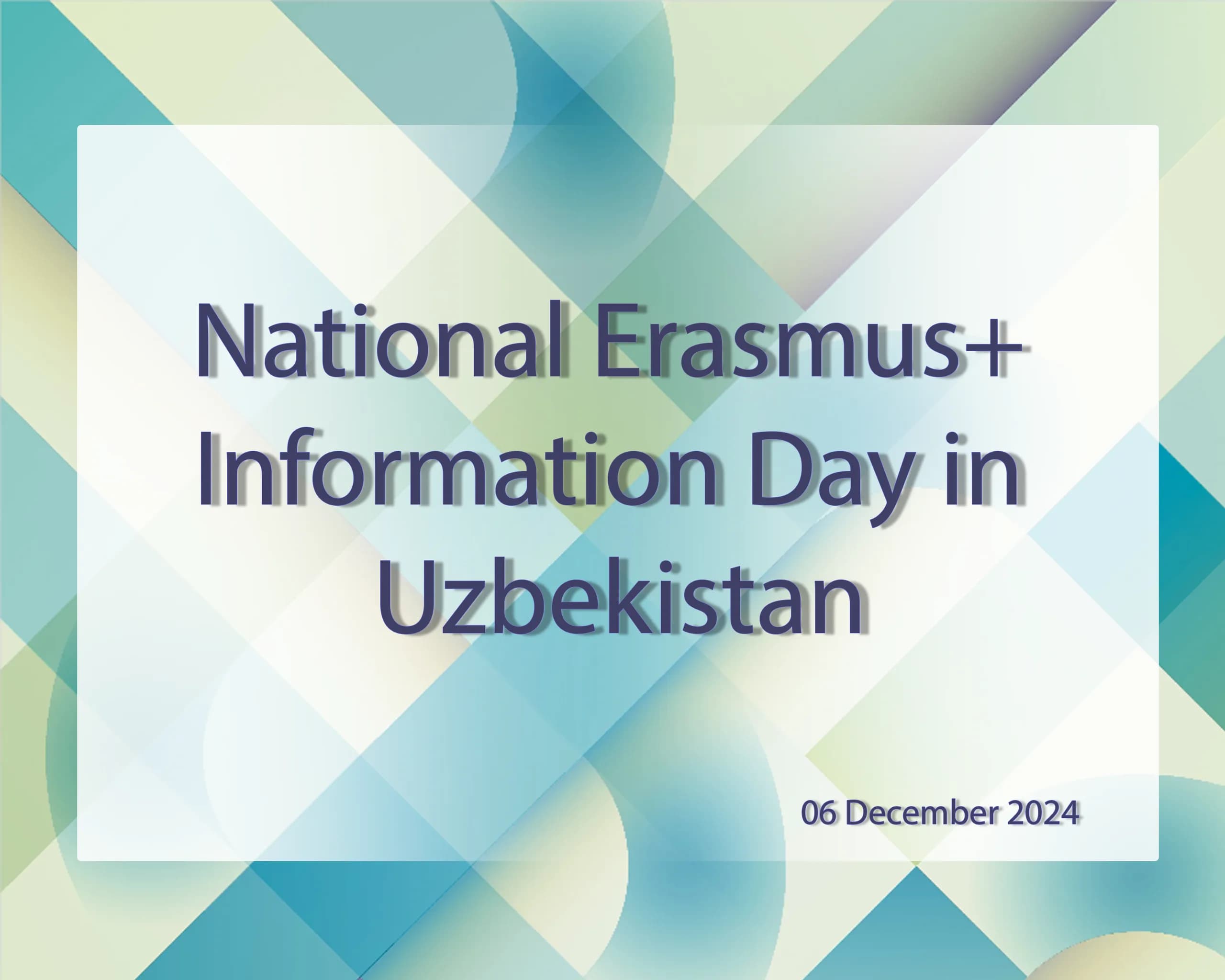 Yangilik tasviri: Oʻzbekistonda Erasmus+ milliy axborot kuni